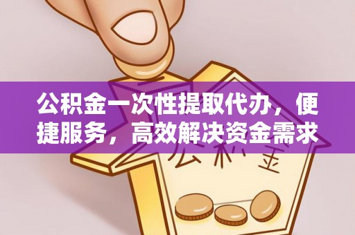 松山公积金一次性提取代办，便捷服务，高效解决资金需求