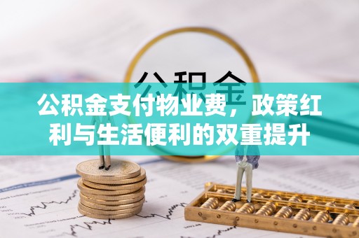 松山公积金支付物业费，政策红利与生活便利的双重提升