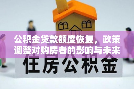 松山公积金贷款额度恢复，政策调整对购房者的影响与未来展望