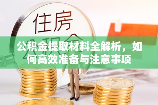 松山公积金提取材料全解析，如何高效准备与注意事项